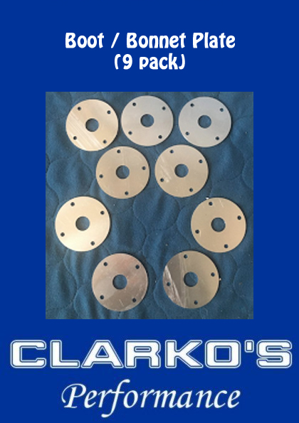 Boot / Bonnet 9 pack plates